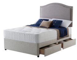 Rest Assured - Irvine 1400 Pocket Luxury - Double 4 Drawer - Divan